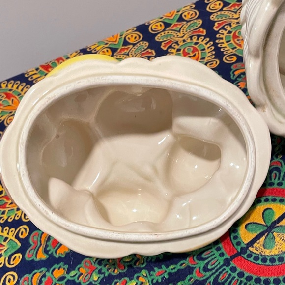 Vintage Armbee made in Japan ceramic egg basket with lid. EUC!! - Picture 13 of 16